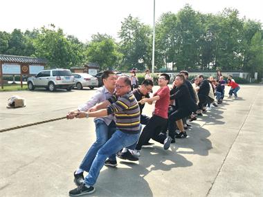 勞動最美、團結拼搏”拔河比賽