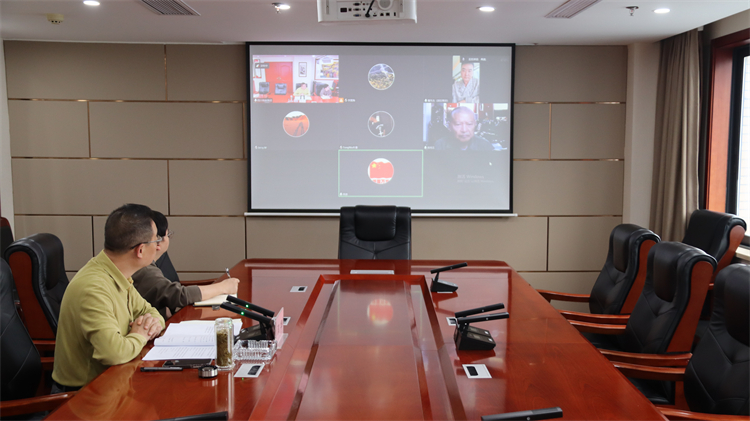 集團(tuán)公司出席與上海向陽公益基金會(huì)、 供銷總社青島公司、國科凱信集團(tuán)交流合作視頻會(huì)