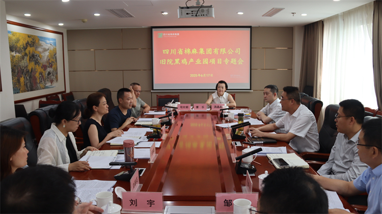 集團公司召開舊院黑雞產(chǎn)業(yè)園項目專題會