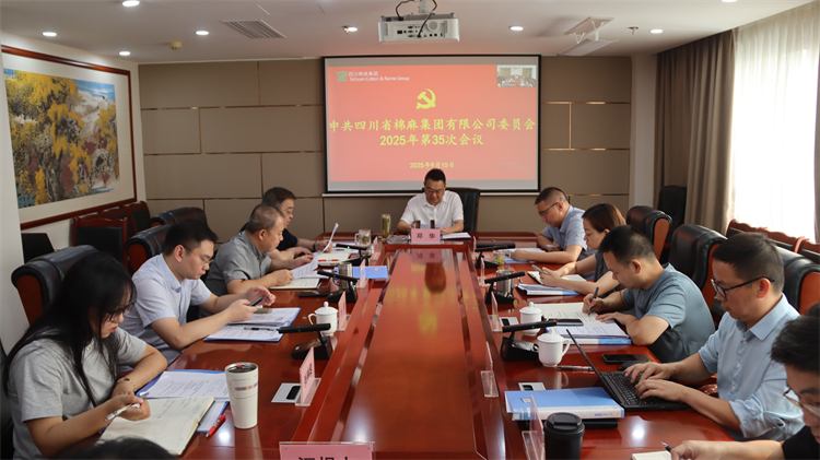 集團公司召開2025年第35次黨委（擴大）會議